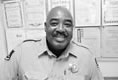 Security Officer James Bradshaw smiling